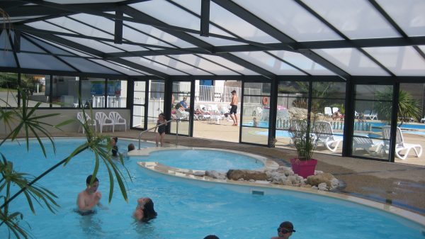 The pleasure of an indoor pool
