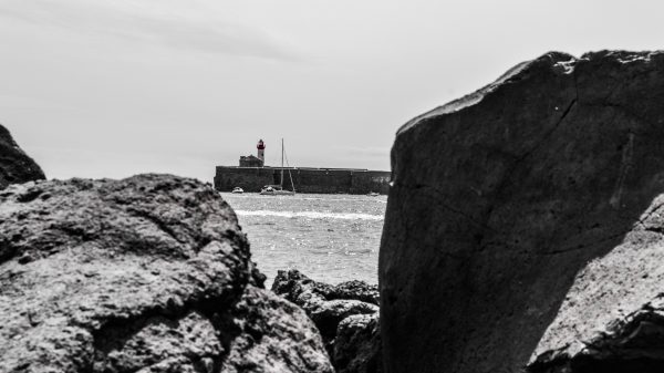 Vue sur le Fort de Brescou au Cap d'Agde