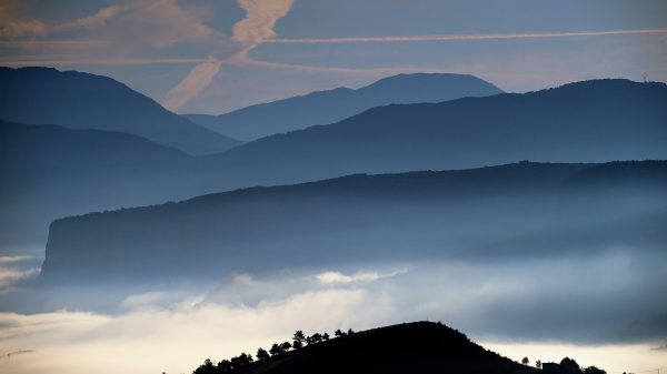 Lever de soleil sur les gorges du Verdon