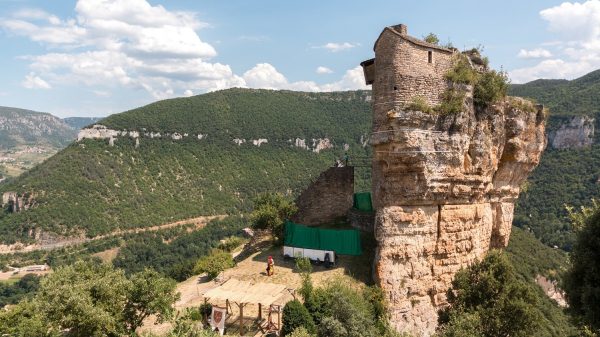 Peyrelade Castle in the Tarn Gorges
