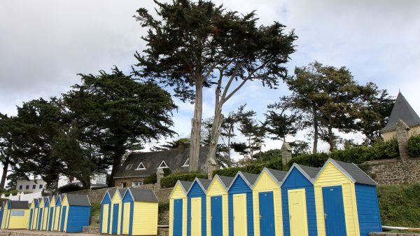 Las cabañas de la playa de Ile aux Moines