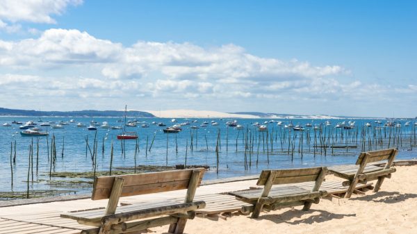 le Bassin d'Arcachon, vue sur la dune du Pyla