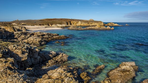 La bahía de Quiberon en Bretaña