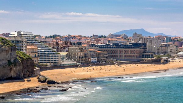 Playa de Miramar en Biarritz