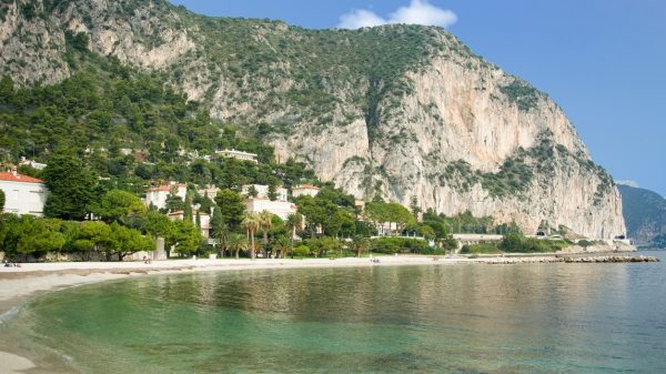 Beach of la petite Afrique, Beaulieu-sur-Me