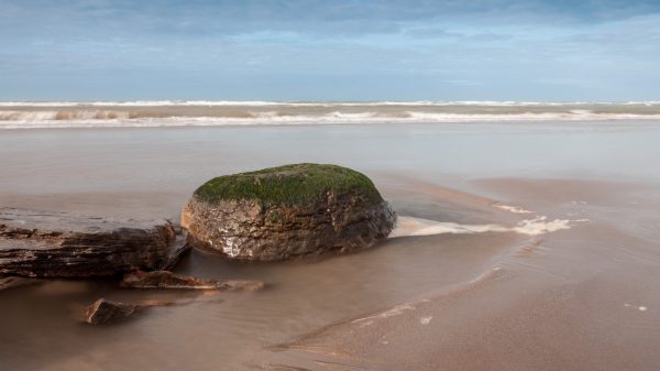 Beach of Zuydcoote, Northern France