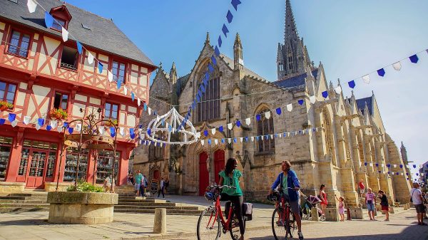 Basilica of Notre-Dame du Roncier in Josselin (Morbihan)