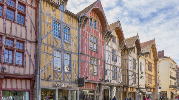Stadt Troyes im Departement Aube