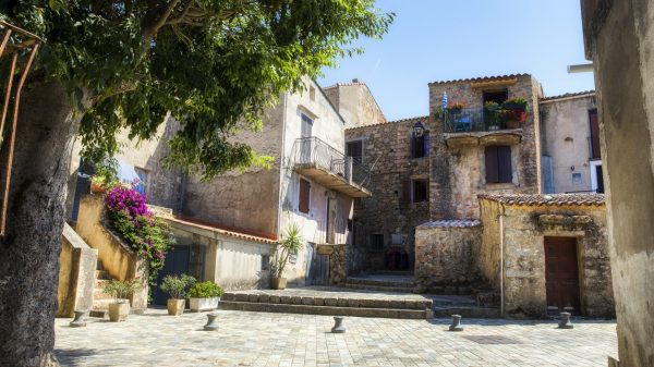 Small square inside the village of Piana