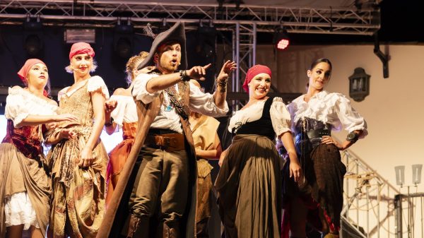 Shows at the campsite