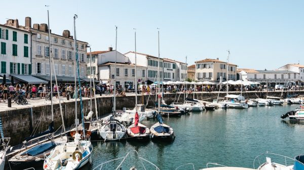 Le charmant port de plaisance de La Flotte