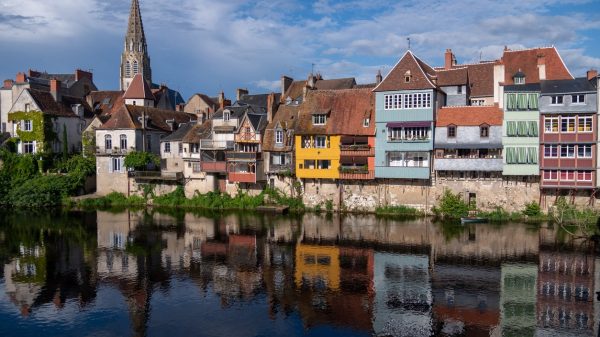 Argenton-sur-Creuse and its colourful facades