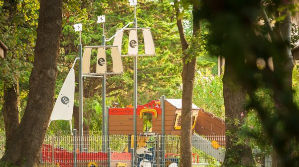 Kinderspelen op de camping