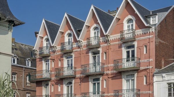 Maisons colorées typiques de Berck