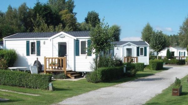 Les mobile-homes du camping Le Vert Gazon à Fort-Mahon