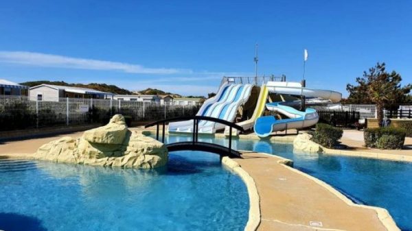 Le parc aquatique du camping Belle Dune à Berck