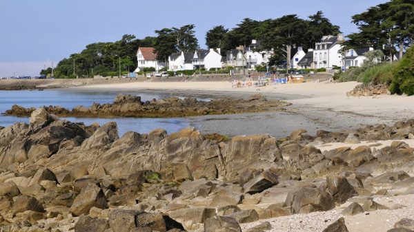 Plage de Carnac, dans le Morbihan