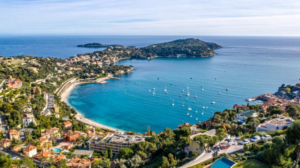 Vue sur la baie de Villefranche