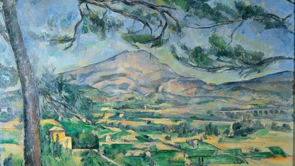 La Montagne Sainte-Victoire au grand pin (vers 1887)