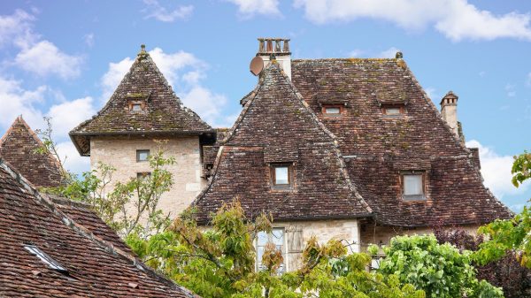 Toiture typique du Lot